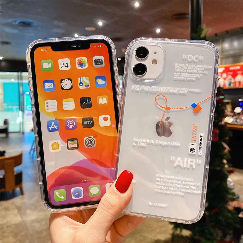 Nike iPhone Case | Transparent | iPhone XS - 13 Pro Max