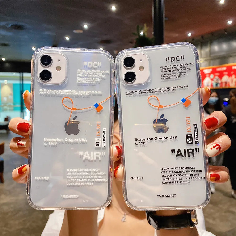 Nike iPhone Case | Transparent | iPhone XS - 13 Pro Max